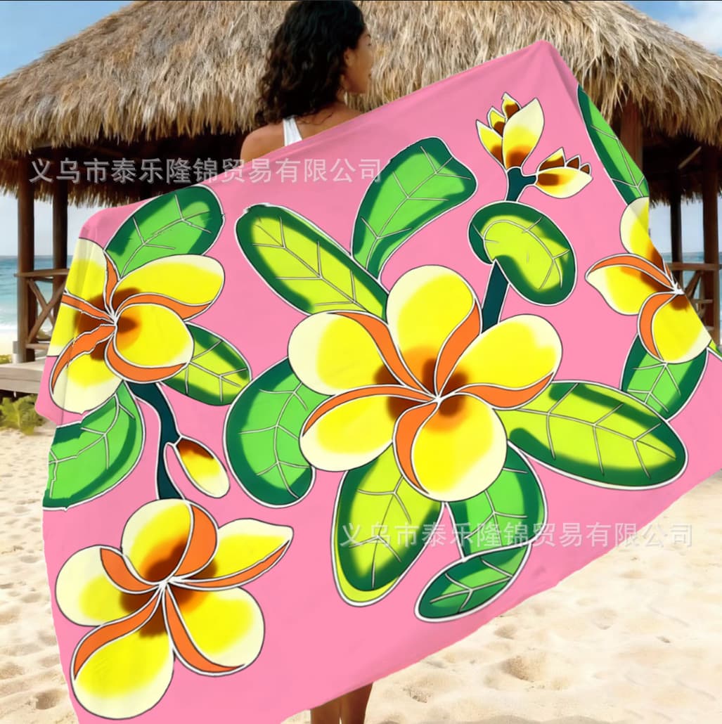 Factory Direct Hawaiian Island Vacation Bikini Cover-up Wrap Midi Skirt DIY Strapless Dress