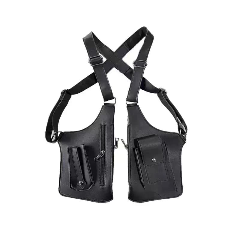 Vest Bag Tactical Chest Bag New Men's Vintage Backpack Underarm Bag Multifunctional Shoulder Bag Outdoor Sports Men's Bag