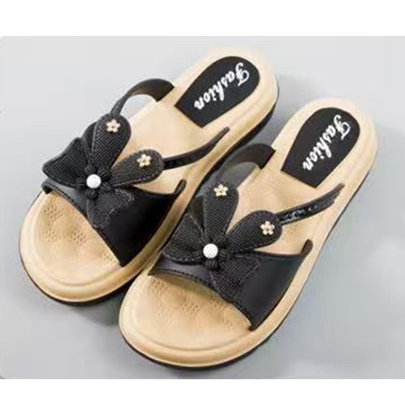 Rabbit Slippers Women's Summer New Style Anti-Slip Durable Outdoor Fashion Fairy Style Ins Student Flip Flops