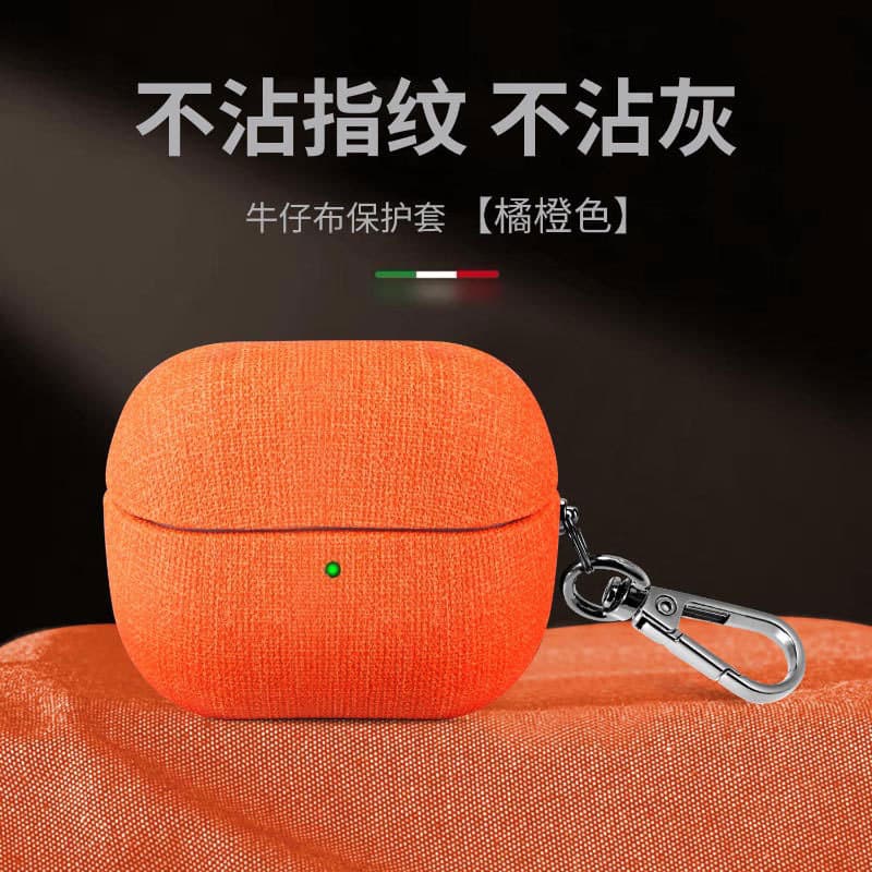 Premium Fine Fabric Case for Samsung Buds3 Pro Galaxy Buds3 Wireless Earbuds Cover New