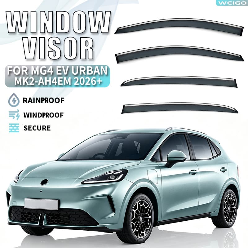 Suitable for MG4 car windows, rain and shine sun visors, rain brow deflectors, MG4 Window visor