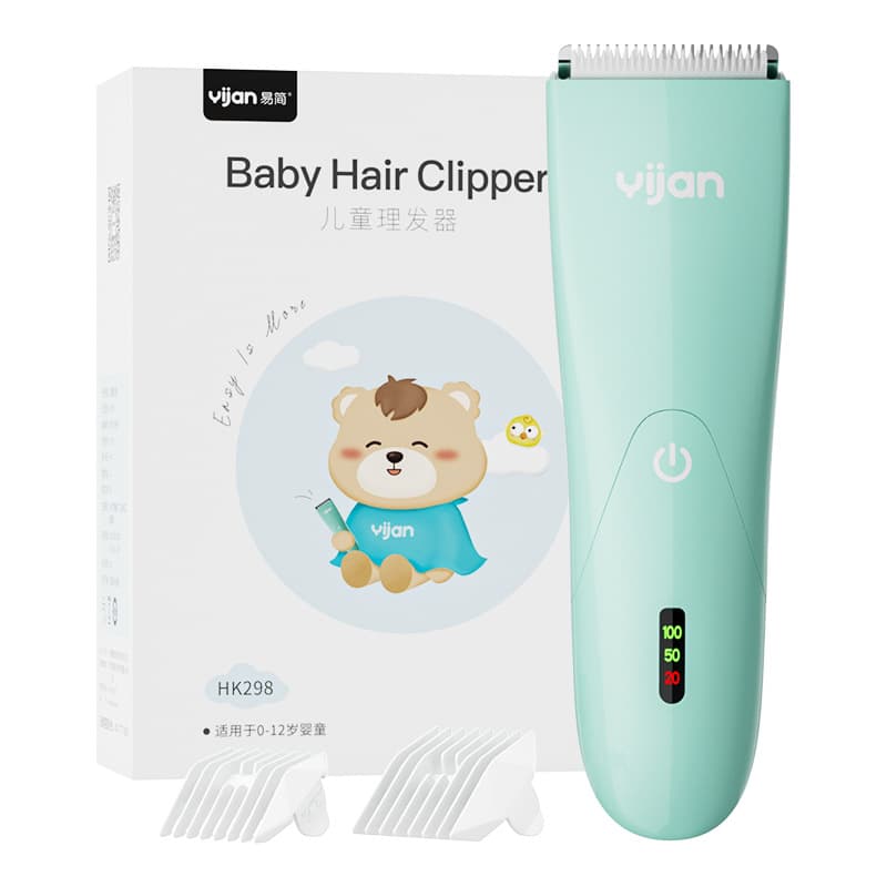 [7-Day No-Reason Return] Yijian Waterproof Silent Baby and Children's Hair Clipper HK298