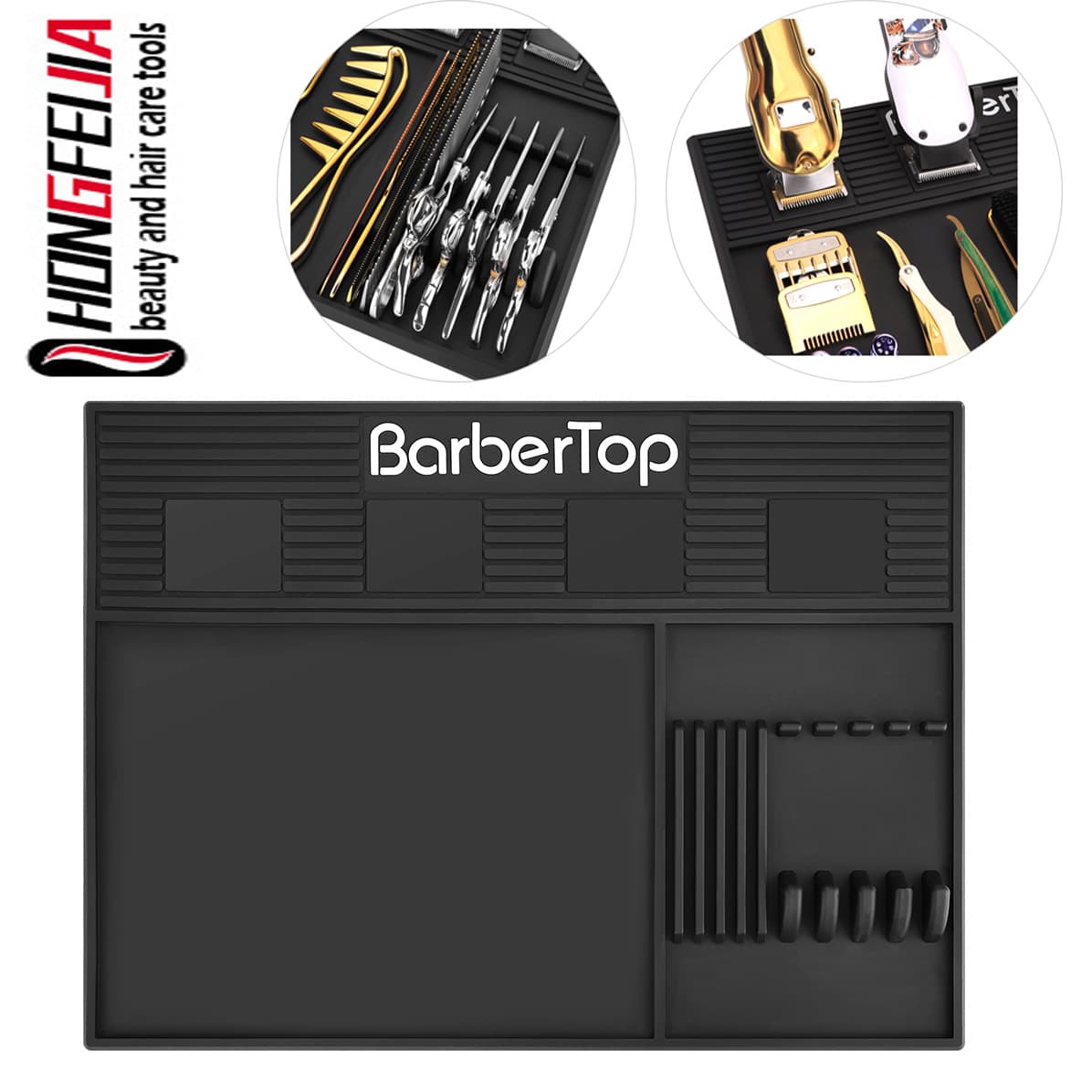 New Hot-Selling Hairdressing Magnet Tool Placement Mat, Hairdressing Tool Storage Mat, Strong Magnetic Hairdressing Tool Mat