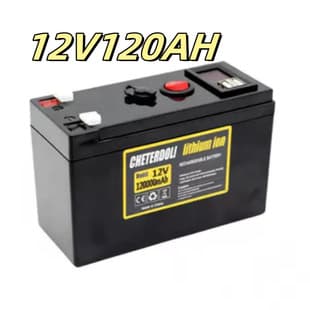 12V 120Ah 3S6P 18650 Lithium Battery Pack for Sprayer, Hand Cart, Children's Electric Vehicle