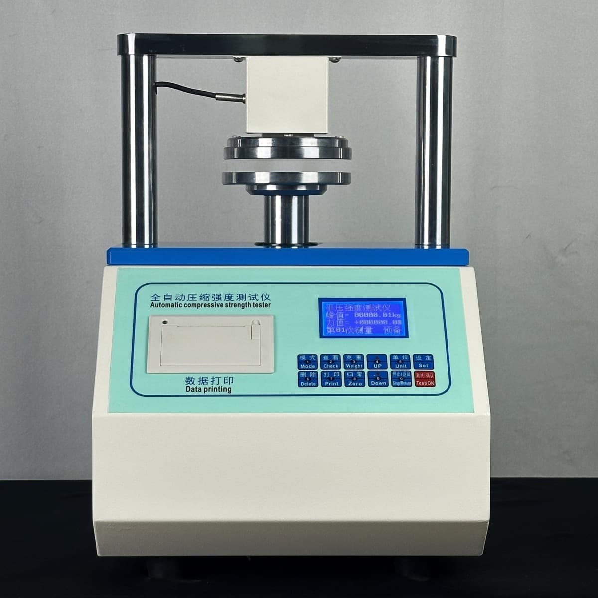 Edge Crush Ring Crush Strength Tester - Corrugated Board Adhesion Strength Tester - Paperboard Edge Crush Strength Test