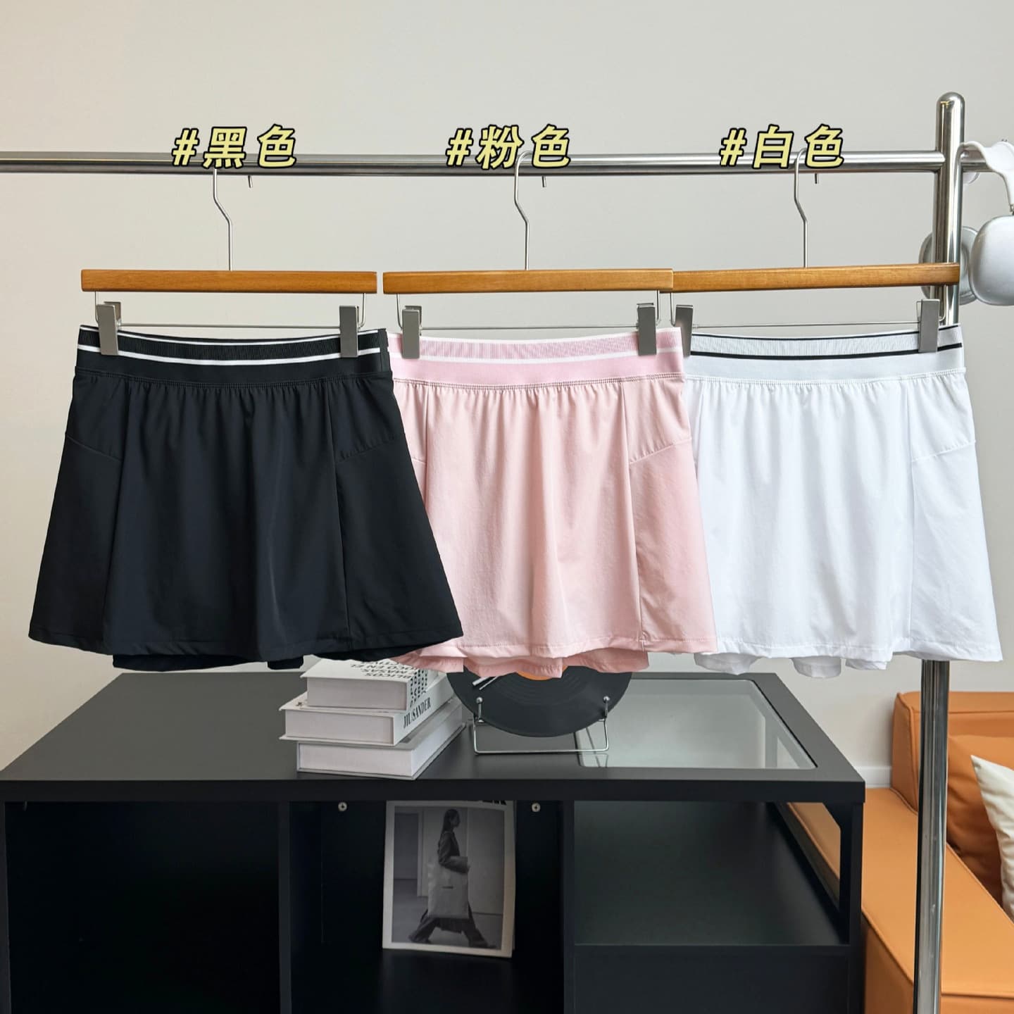 1376 Dijia Summer New Outdoor Sports Quick-Dry Cool Feeling Sun Protection Women's A-Line Skirt Short Skirt