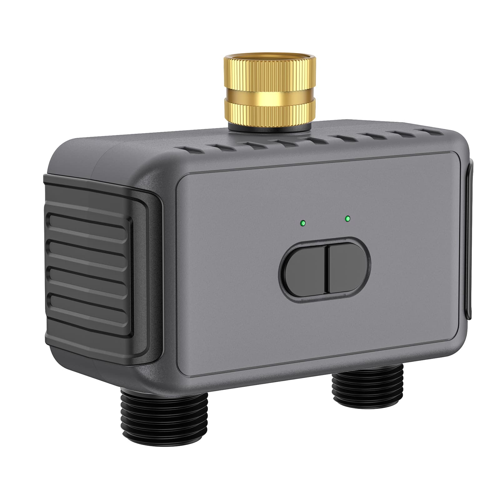 New Dual-Channel WiFi Smart Timer Adjustable Split Controller for Garden Irrigation IP55 Watering