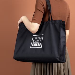 Oxford Cloth Shopping Bag Travel Black Eco-Friendly Supermarket Large Capacity Fashionable Foldable Portable Canvas Bag Handbag