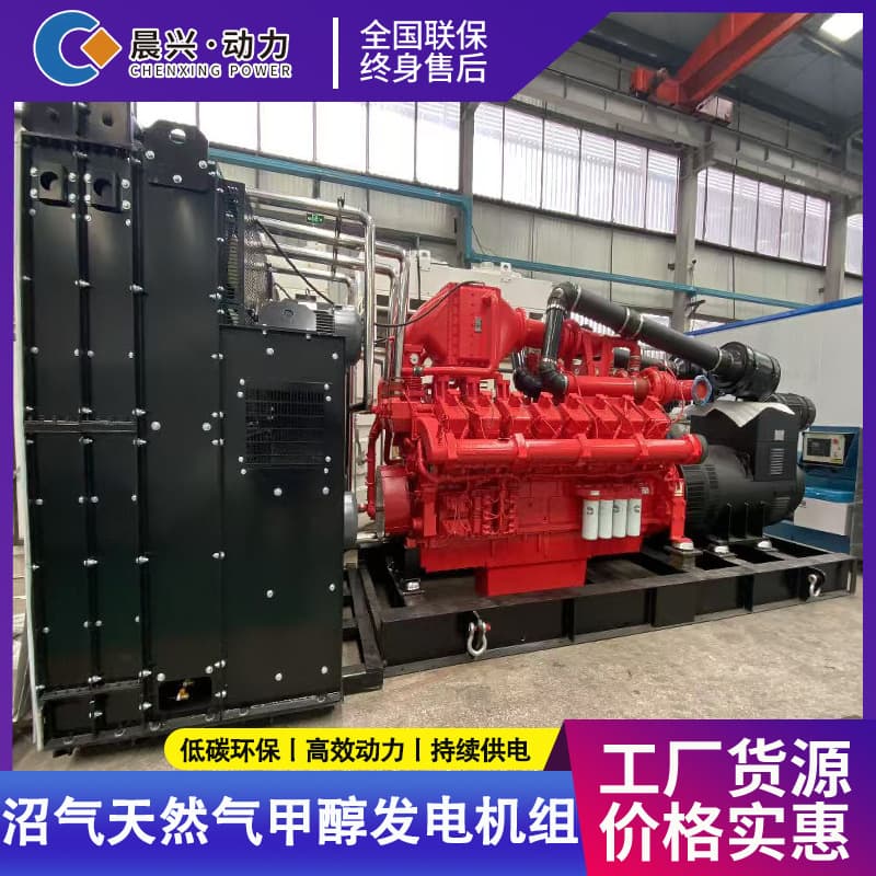 High-Power Gas Biogas Generator Sets 50kw 100kw 200kw All-Copper Motor for Poultry Farms and Chemical Plants Backup