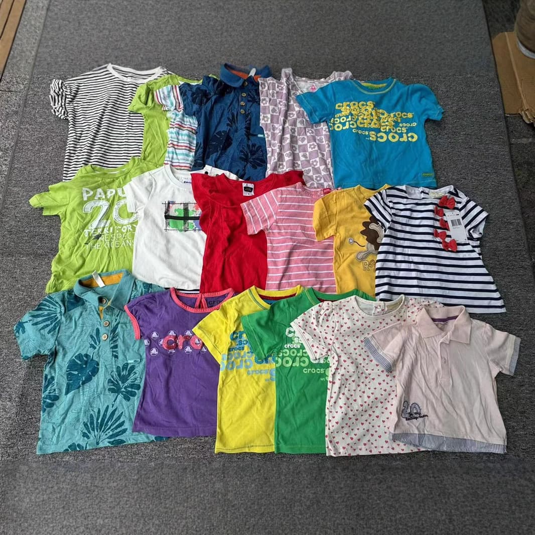 Affordable ~ Export brand mixed styles children's short-sleeve T-shirt for toddlers and older kids mix brands toddler T-shirt