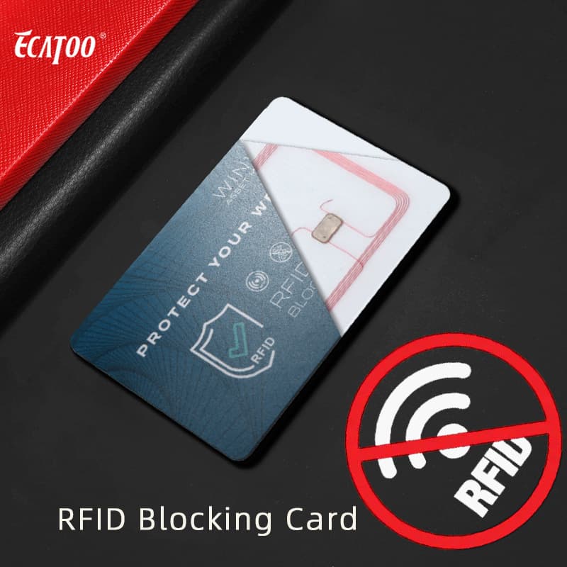 Anti-scanning and anti-theft card sleeve aluminum foil shielded card sleeve COB anti-theft card anti-read smart RFID shielded card