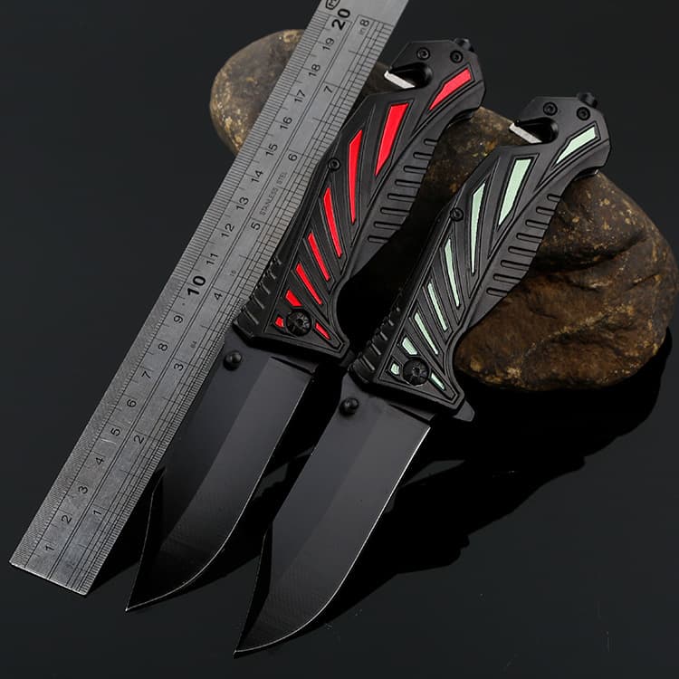 Outdoor Folding Knife Wilderness Survival High Hardness Sharp Knife Field Camping Multifunctional Folding Knife