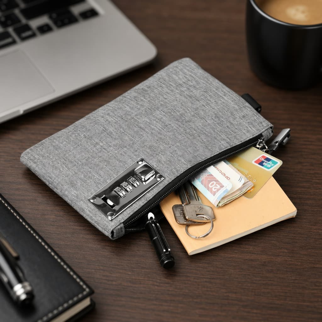Multi-functional Portable Coin Purse Anti-theft Password Lock Mobile Phone Bag New Style Cross-border Popular Money Wallet