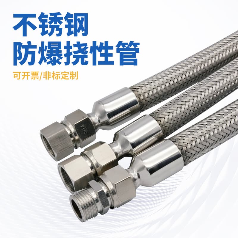 BNG304 stainless steel explosion-proof flexible conduit, EXD explosion-proof wiring conduit, DN20 explosion-proof 1/2" metal flexible hose