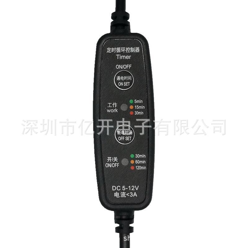 5V 12V 3-Gear Timer Temperature Control Switch, 5V USB Temperature Control Switch, USB Thermostat