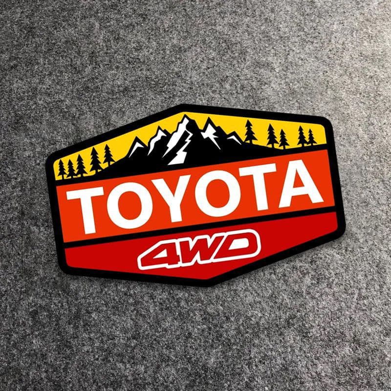 Car Sticker 4WD Land Cruiser TOYOTA Prado FJ Body Glass Sticker Tank 400 Decal Personalized Modification