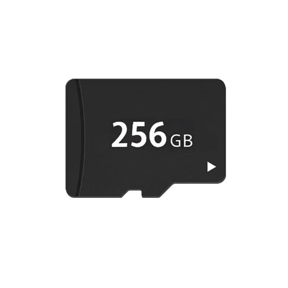 256GB GTF memory card for monitoring, dashcam storage, and monitoring.