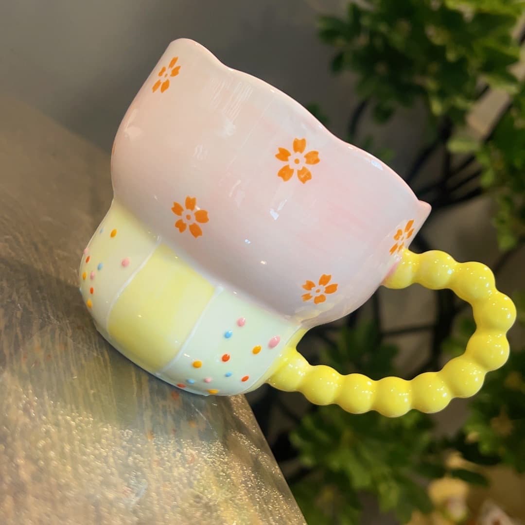 Underglaze Gourd Cup Ceramic Mug Home Breakfast Oatmeal Coffee Cup Souvenir Gift Ceramic Mug