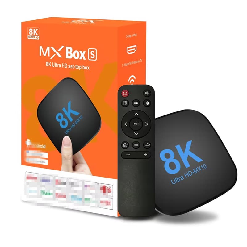 MX10 8K Internet TV set-top box Android TV box Android13ATV MX10 TV BOX