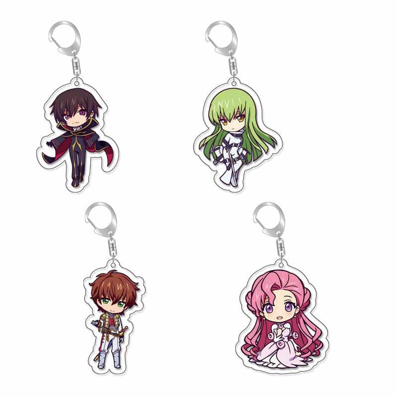 Anime Merchandise Acrylic Keychain Code Geass: Lelouch of the Rebellion Creative Campus Small Pendant Charm