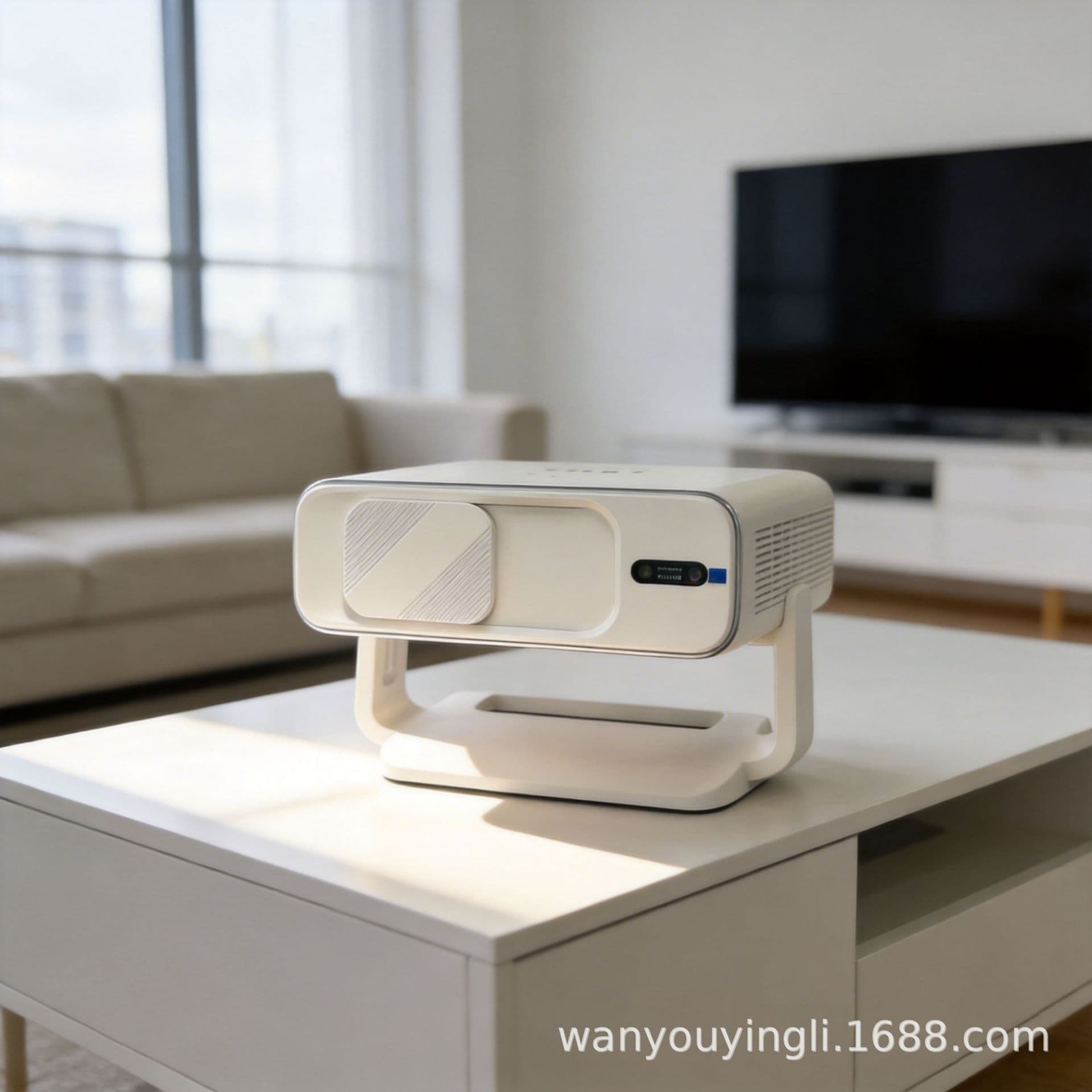 2026 New Cross-Border Genuine Netflix 1080P Automatic Lens Cover Source Manufacturer Portable PTZ Projector
