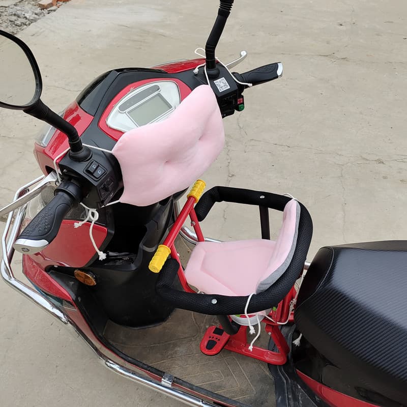 Electric vehicle anti-collision pad front seat cushion baby head protection motorcycle infant safety anti-collision head pad thickened pillow
