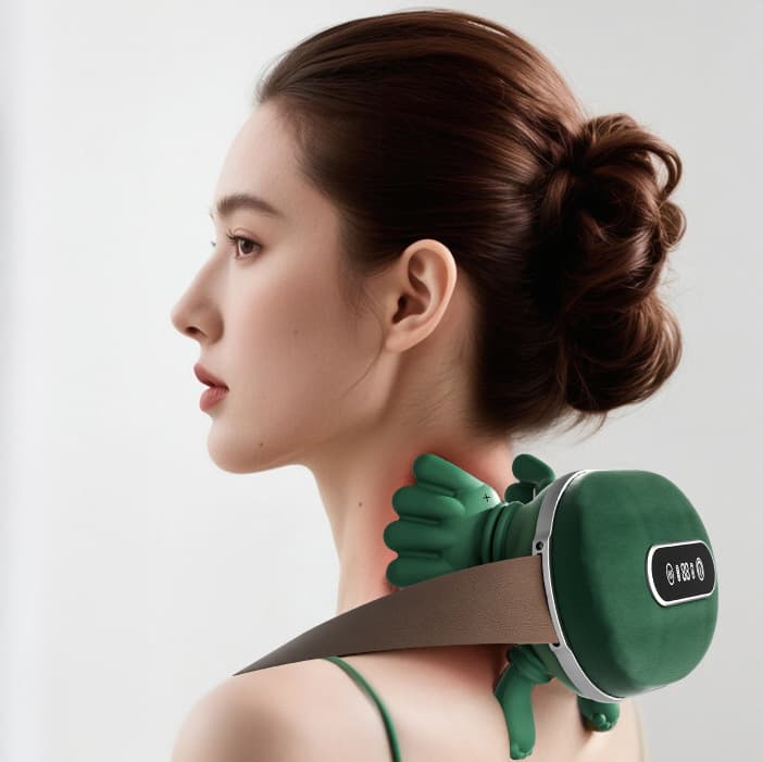 Cross-border N74D Human-like Shoulder and Neck Massager, Cervical Spine Massager, Trapezius Neck Massager, Cervical Massager