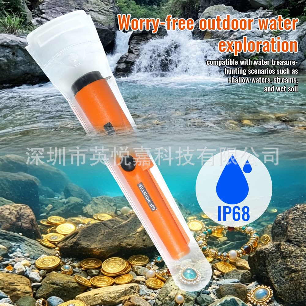 Handheld metal detector positioning stick waterproof bag metal detector waterproof bag