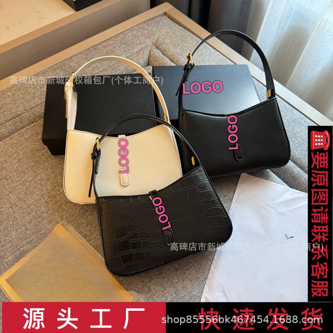 Yangshulin New Style Single Shoulder Crossbody Women's Bag Underarm Bag Cross-border Versatile Crocodile Pattern Women's Bag Wholesale YS