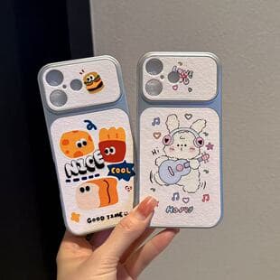 Instant Change 17 Leather Cartoon Compatible with iPhone 17 Pro Max Phone Case iPhone 16 Women's Cute New Full Coverage