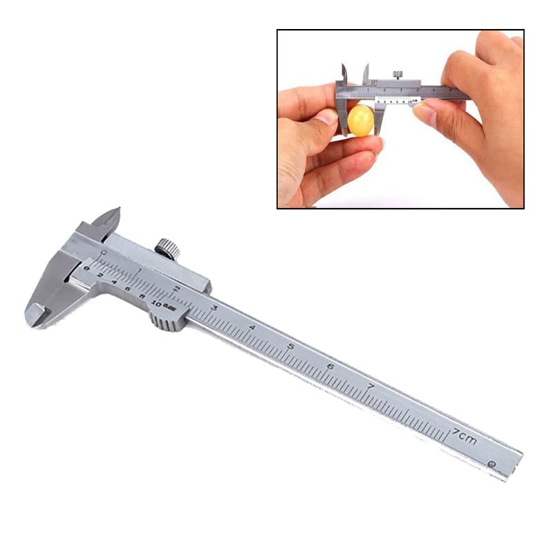 Cross-border Wholesale Foreign Trade 0-70mm Mini Vernier Caliper Woodworking Measurement Tool Scale Ruler