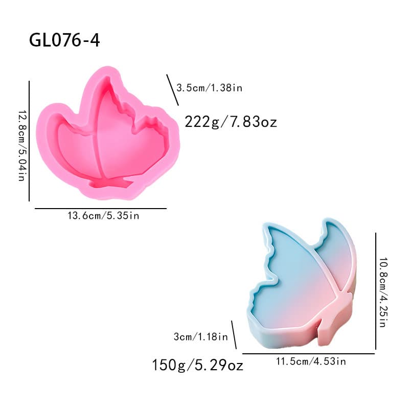 Separate 3D Lucky Cat Money Bag Silicone Mold for Mousse Cake, Chocolate, Pudding, and Aromatherapy Ornaments