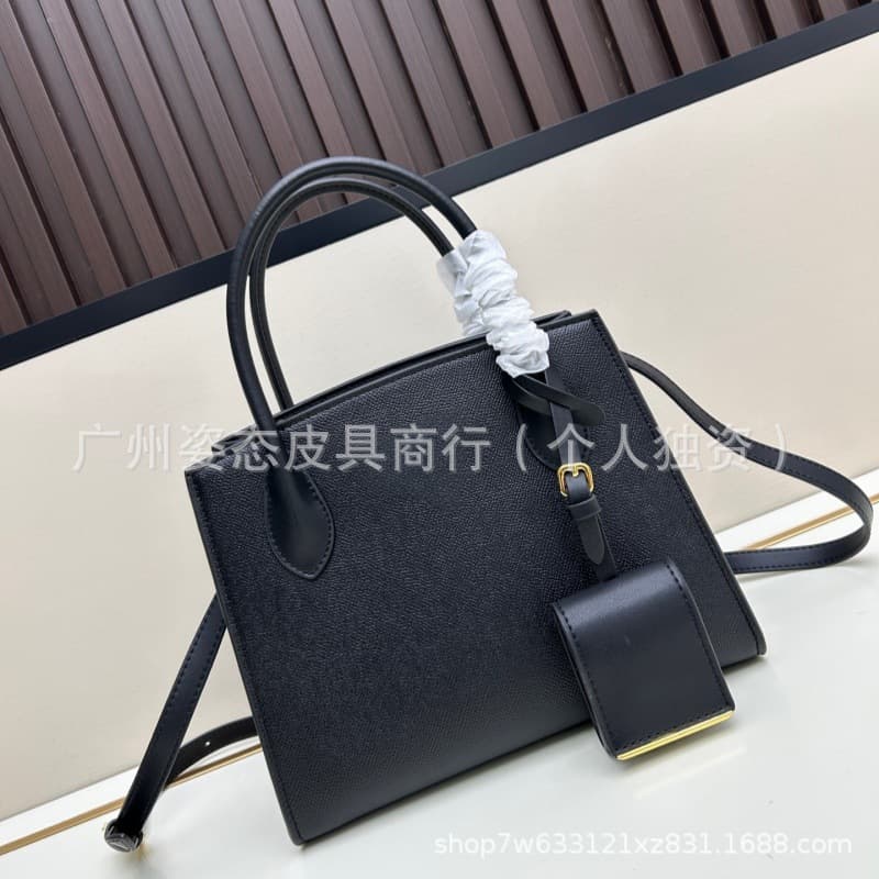Genuine Leather Cowhide Women's Handbag Palm Print Crossbody Shoulder Bag Tote Bag High-End Casual Women's Bag Shipped from Guangzhou