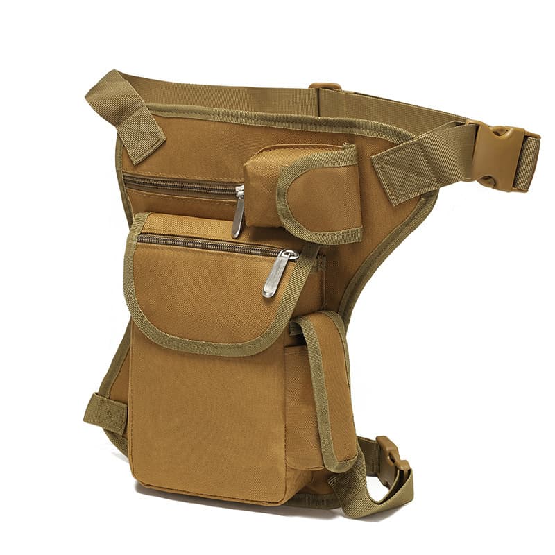 New Outdoor Camouflage Tactical Leg Pack, Outdoor Training Camping Small Waist Bag, Hiking Cycling Multi-functional Waterproof Waist Pack