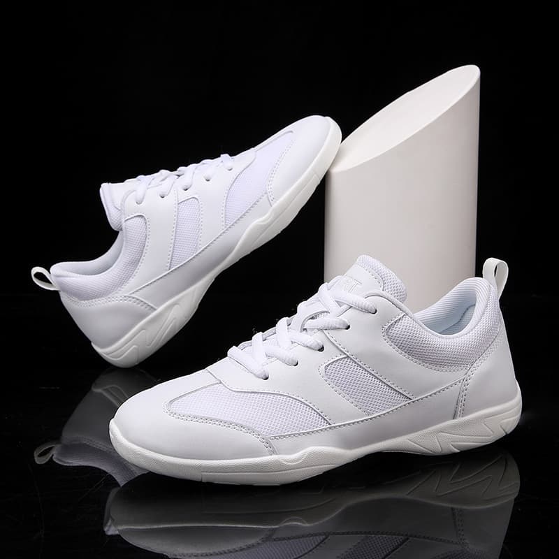 Dance Shoes Performance Competition Cheerleading Shoes Parent-Child Mesh Breathable Sports 2024 Four Seasons Dance Shoes Children's Fitness Shoes