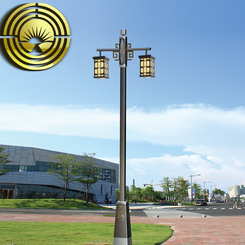Louis Hengsheng Street Light Outdoor Garden Light 3.35m Modern Landscape Light Garden Simple Solar Garden Light
