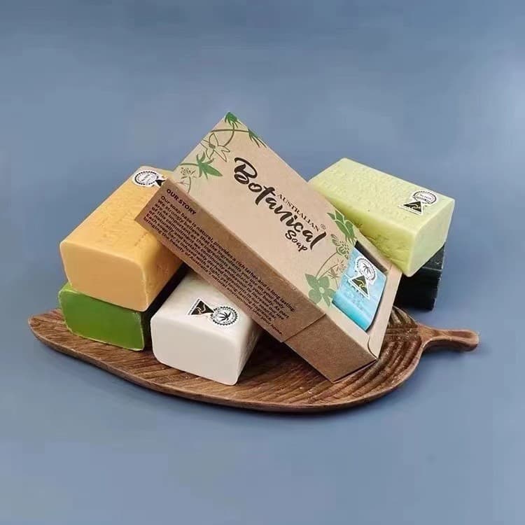 Australian APPERLEY Handmade Essential Oil Soap for Face and Body Cleansing - Honey, Bamboo Charcoal, Lemon, Olive Oil, Goat Milk