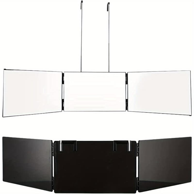 2026 New Cross-border Drop Shipping Three-Sided Mirror with Built-in Height Hairdressing Tools Cross-border Drop Shipping