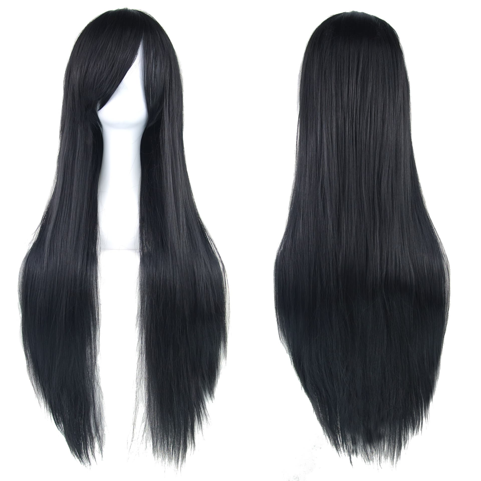 Women's Wig Cross-border Hot Seller in Japan and Korea Long Hair Natural Daily Princess Cut Long Straight Hair Internet Celebrity Synthetic Wig