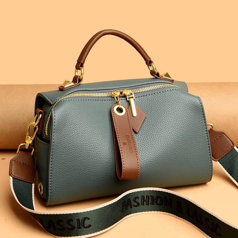 Cross-border Bag Fashionable Vintage Textured Women's Shoulder Bag Large Capacity Women's Bag All-match Simple Pillow Bag