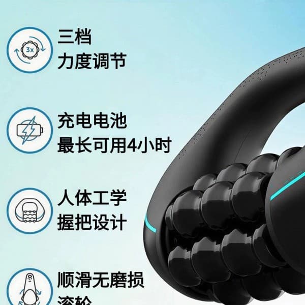 Cross-border New Product Rolling Massage Full Body Muscle Relaxation Roller Fascia Massager Leg Massage Roller Massager
