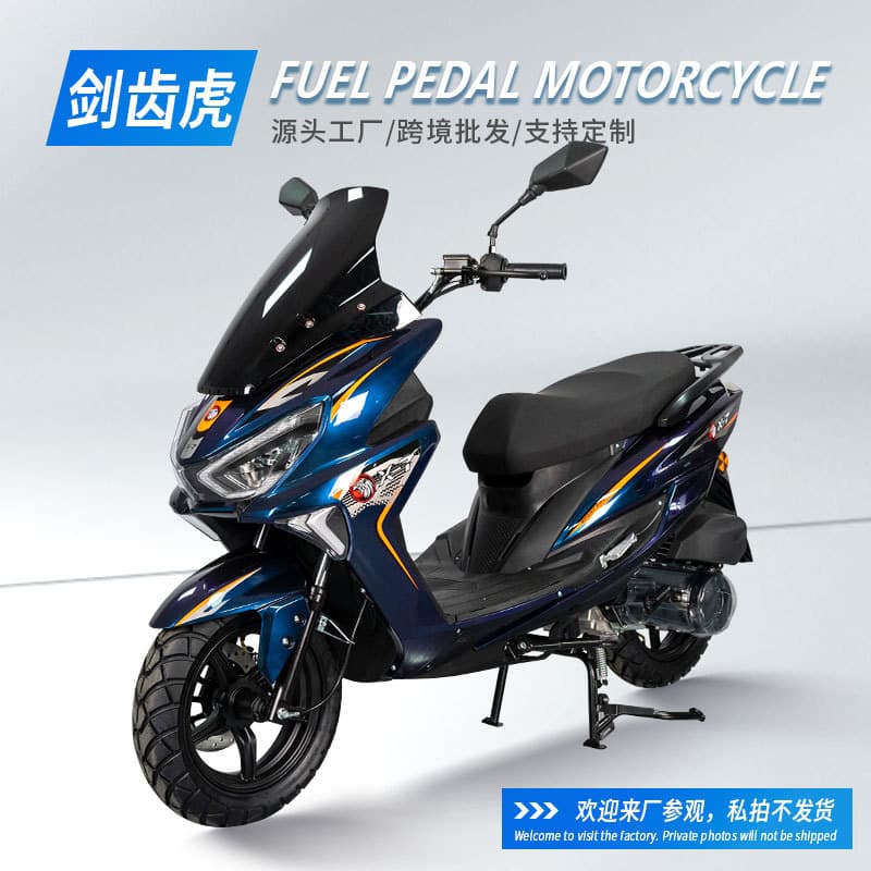 Cross-Border Direct Supply Pedal Motorcycle Adult Off-Road Motorcycle Foreign Commuter Vehicle Wholesale for Export