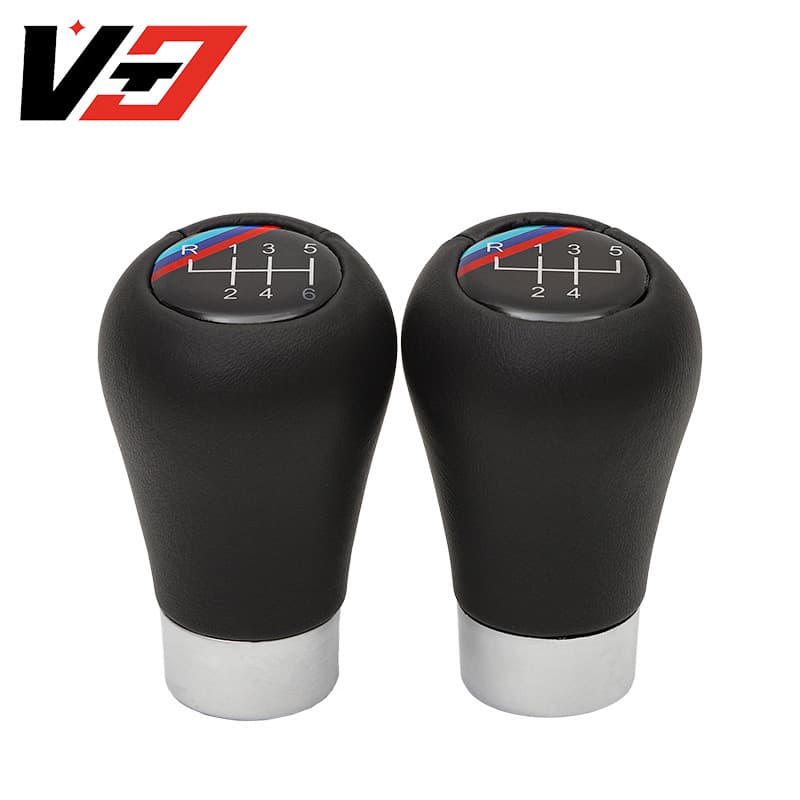 Leather Gearshift Ball for BMW 5 7 Series Colorful Logo Car Accessories Replacement Part E36 E46 E34 Shift Head Automotive
