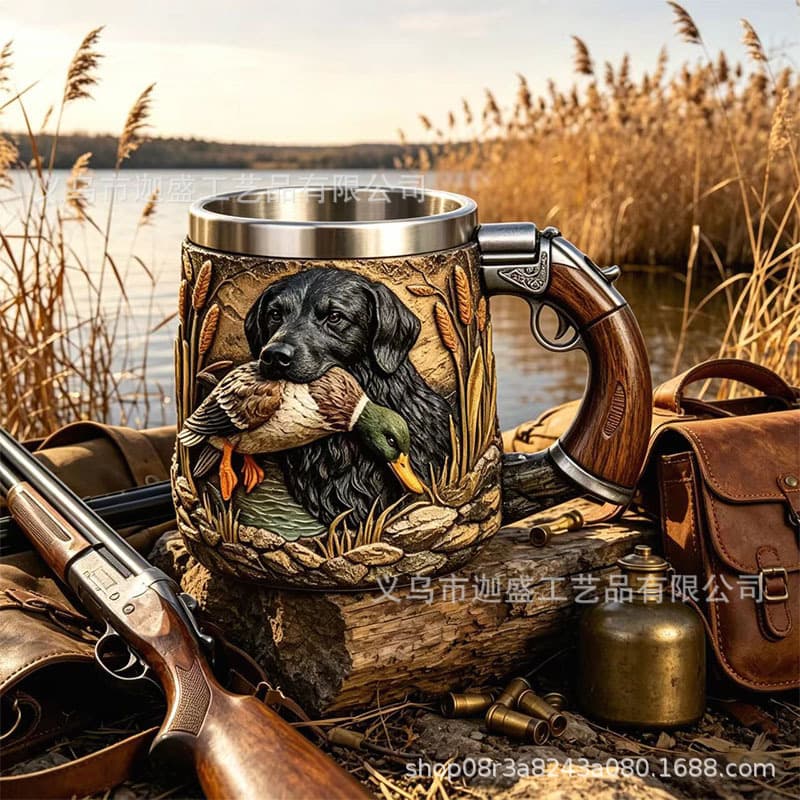 New Cross-Border Stainless Steel Cup for Hunters