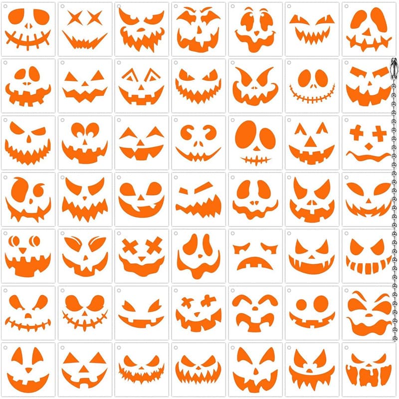 Halloween Pumpkin Carving Tool Set, Pumpkin Lantern, Pumpkin Expression Carving Tools, Halloween Tool Set