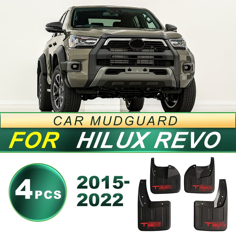 Compatible with 16-23 Hilux REVO TRD 4WD Car Tire Mud Flap Upgrade Modification