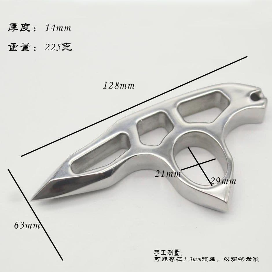 Self-defense ring, portable ring, stainless steel legal self-defense weapon, broken window emergency rescue survival ring