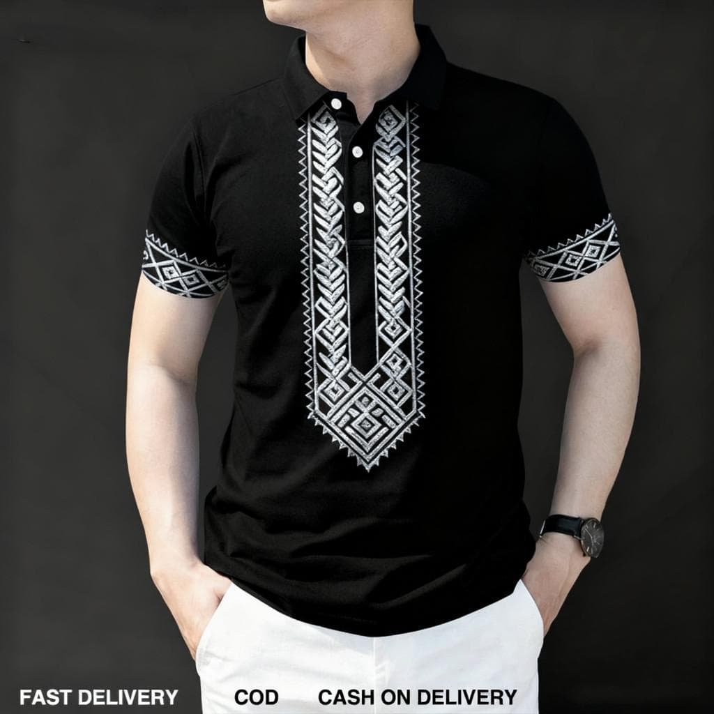 2026 Amazon TK Bestselling Men's Breathable Sports Polo Shirt, Black, Suitable for Formal Occasions