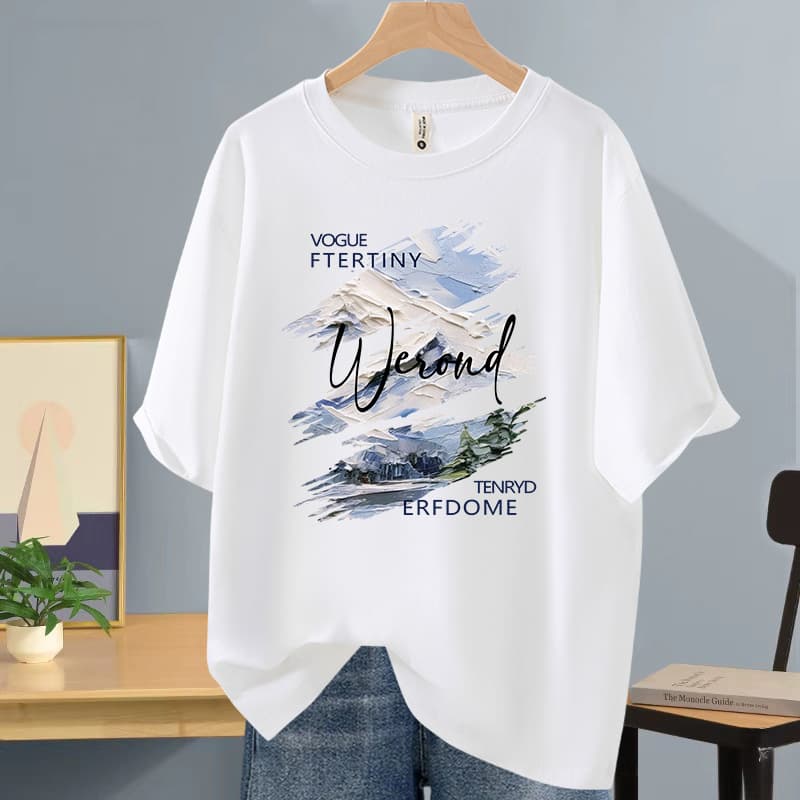 Trendy Short Sleeve T-Shirt for Men, Pure Cotton Summer New Style, Youth European and American High Street Half Sleeve Top, Men's Undershirt