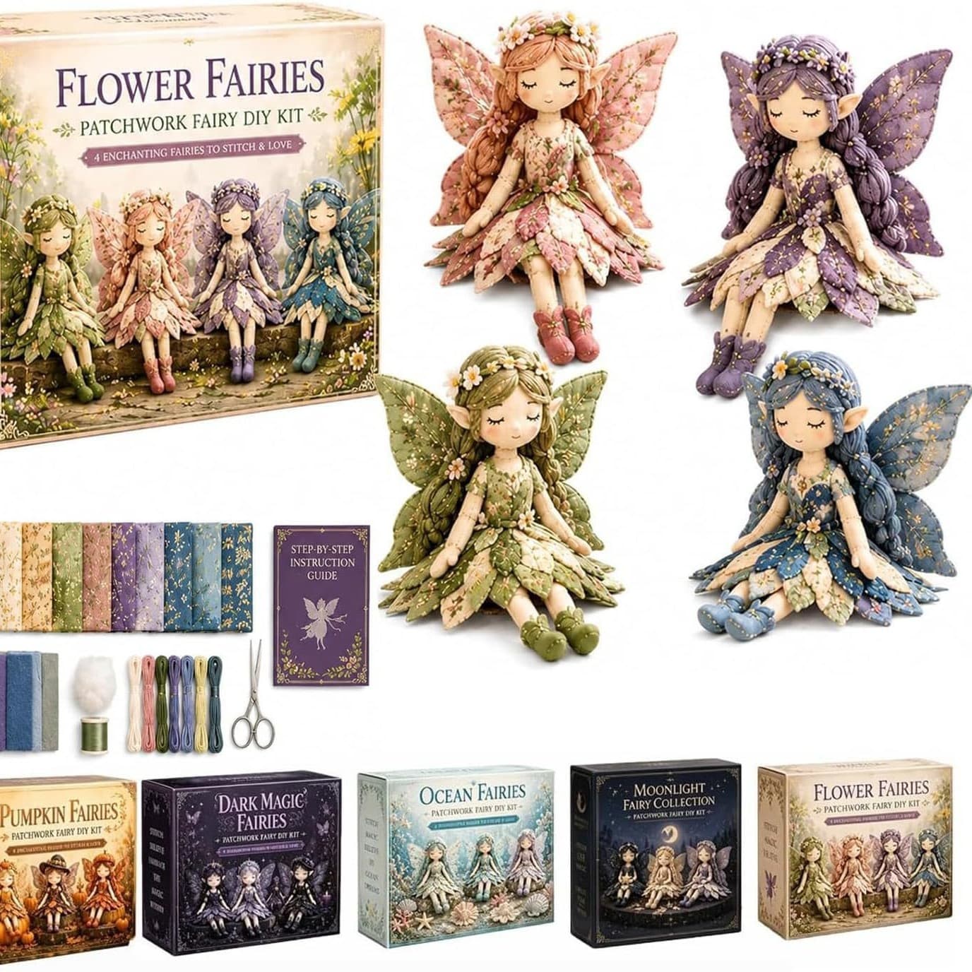 Cross-border Innovative Cute Design Practical Patchwork DIY Collection DIY Patchwork Fairy Set